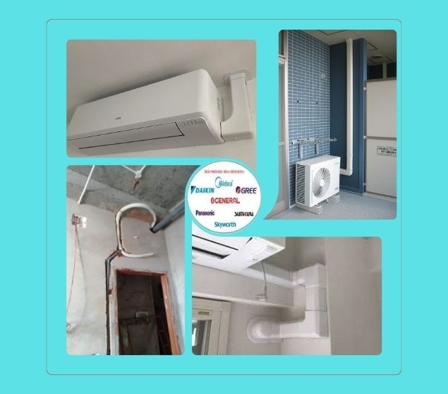 Nên đi ống đồng và ống nước nổi hay âm tường ???
